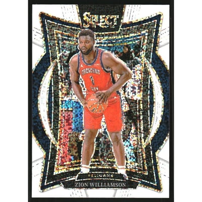 2024-25 Select White Sparkle Prizms #28 Zion Williamson