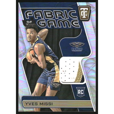 2024-25 Totally Certified Fabric of the Game Rookies #22 Yves Missi