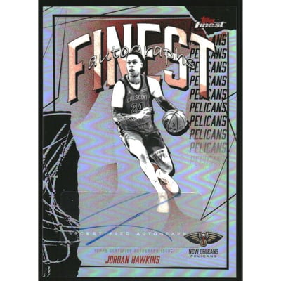 2025-26 Finest Autographs Refractors #FAUJH Jordan Hawkins