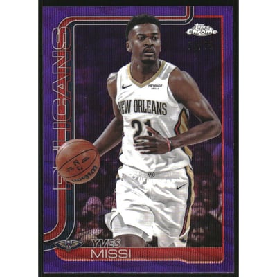 2025-26 Topps Chrome Purple Wave Refractors #102 Yves Missi
