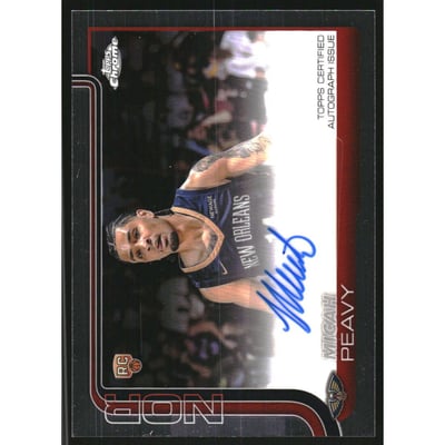 2025-26 Topps Chrome Rookie Autographs #TCARMP Micah Peavy