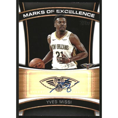 2025-26 Topps Marks of Excellence #MEYM Yves Missi