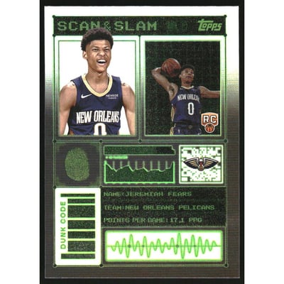 2025-26 Topps Scan and Slam #SS32 Jeremiah Fears