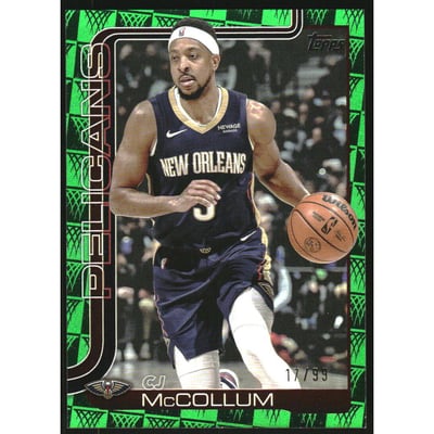 2025-26 Topps Season Tip Off Green Foilboard #193 CJ McCollum