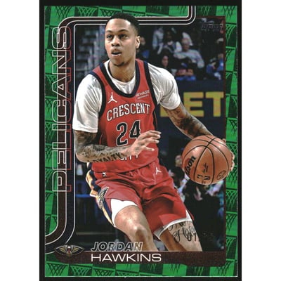 2025-26 Topps Season Tip Off Green Foilboard #194 Jordan Hawkins