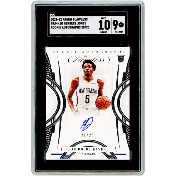 Herbert Jones Autographed Trading Cards, Signed Herbert Jones 