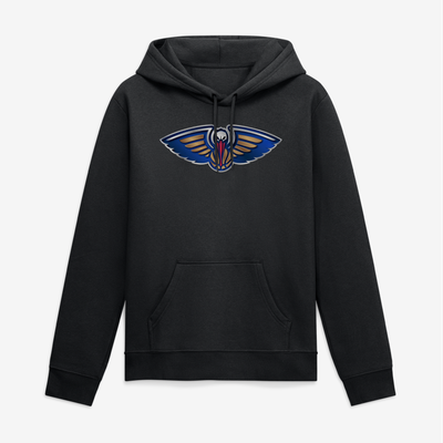 New Orleans Pelicans Big & Tall Metallic Mascot Hoodie - Black