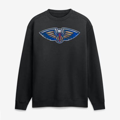 New Orleans Pelicans  Metallic Mascot Sweatshirt - Black