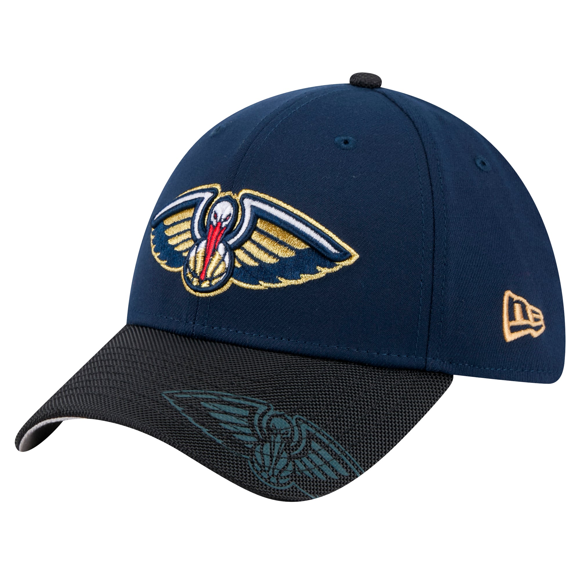 Men's New Orleans Pelicans New Era Navy Sport Night 39THIRTY Flex Hat