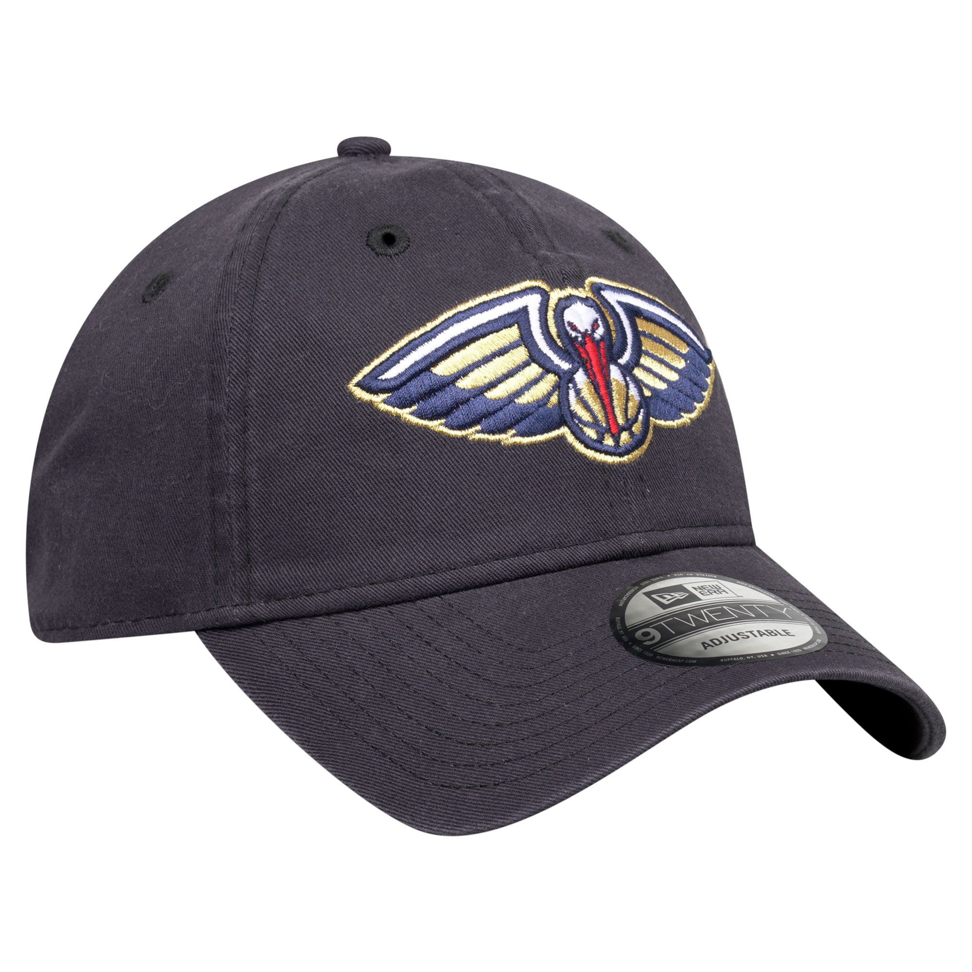 Men's New Era  Navy New Orleans Pelicans Team 9TWENTY Adjustable Hat