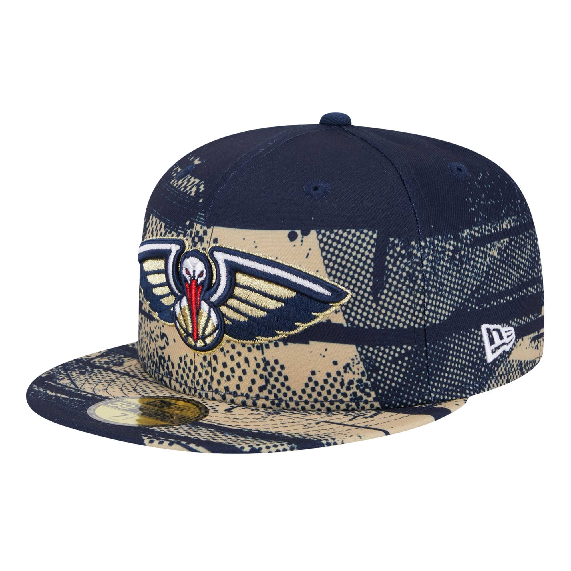 Men's New Era Navy New Orleans Pelicans Tip-Off 59FIFTY Fitted Hat