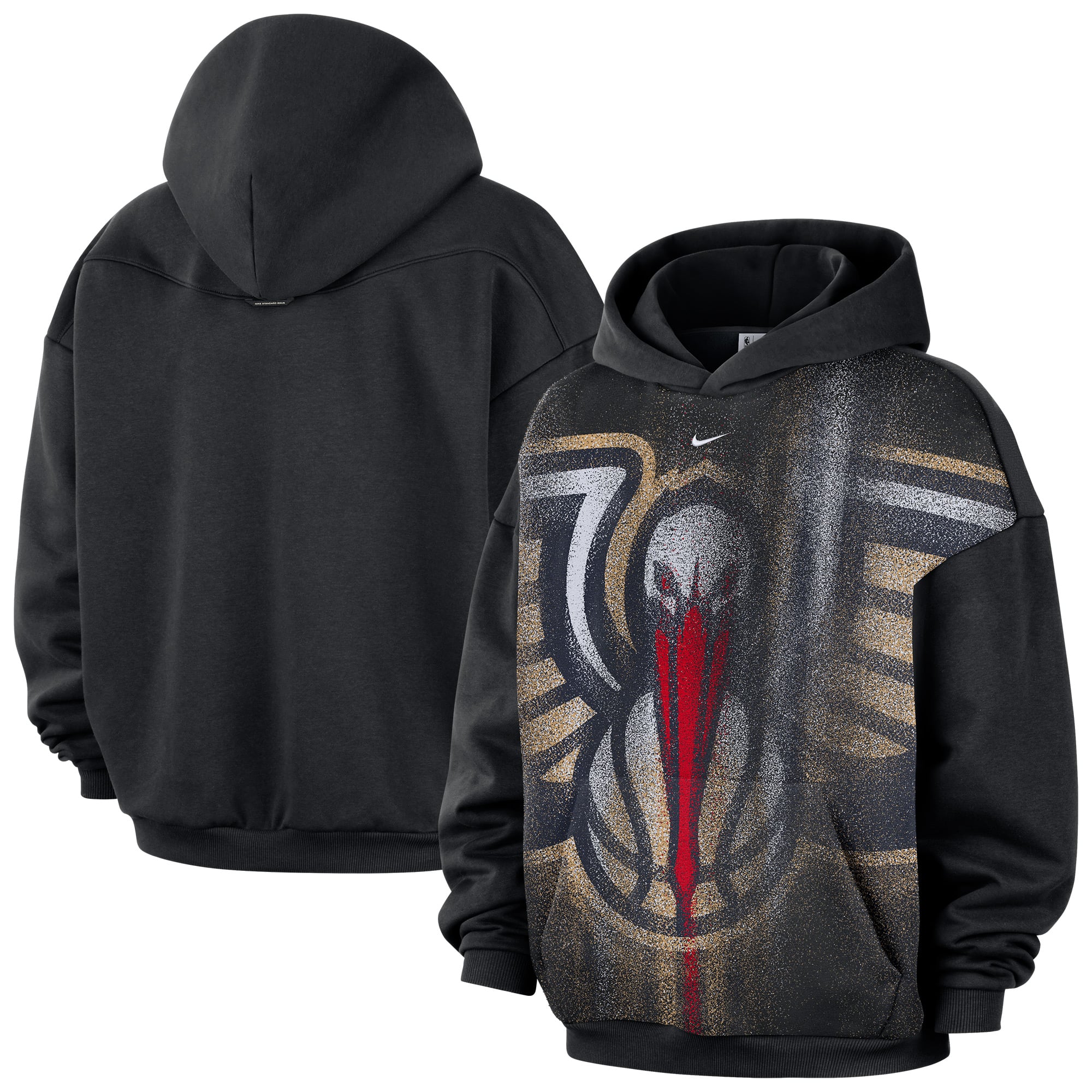 Sweat à capuche Nike noir pour homme