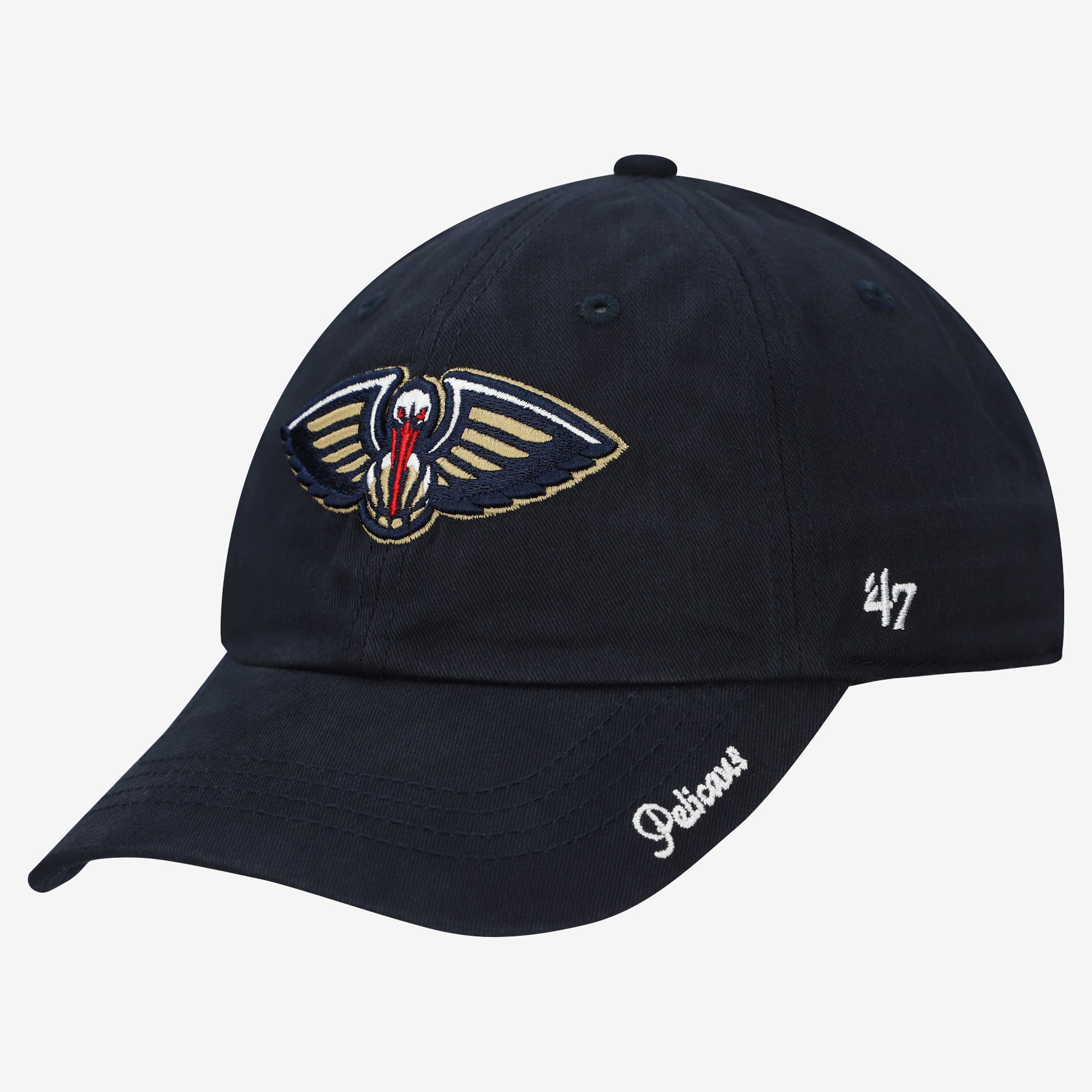 Women's '47 Navy New Orleans Pelicans Miata Clean Up Adjustable Hat