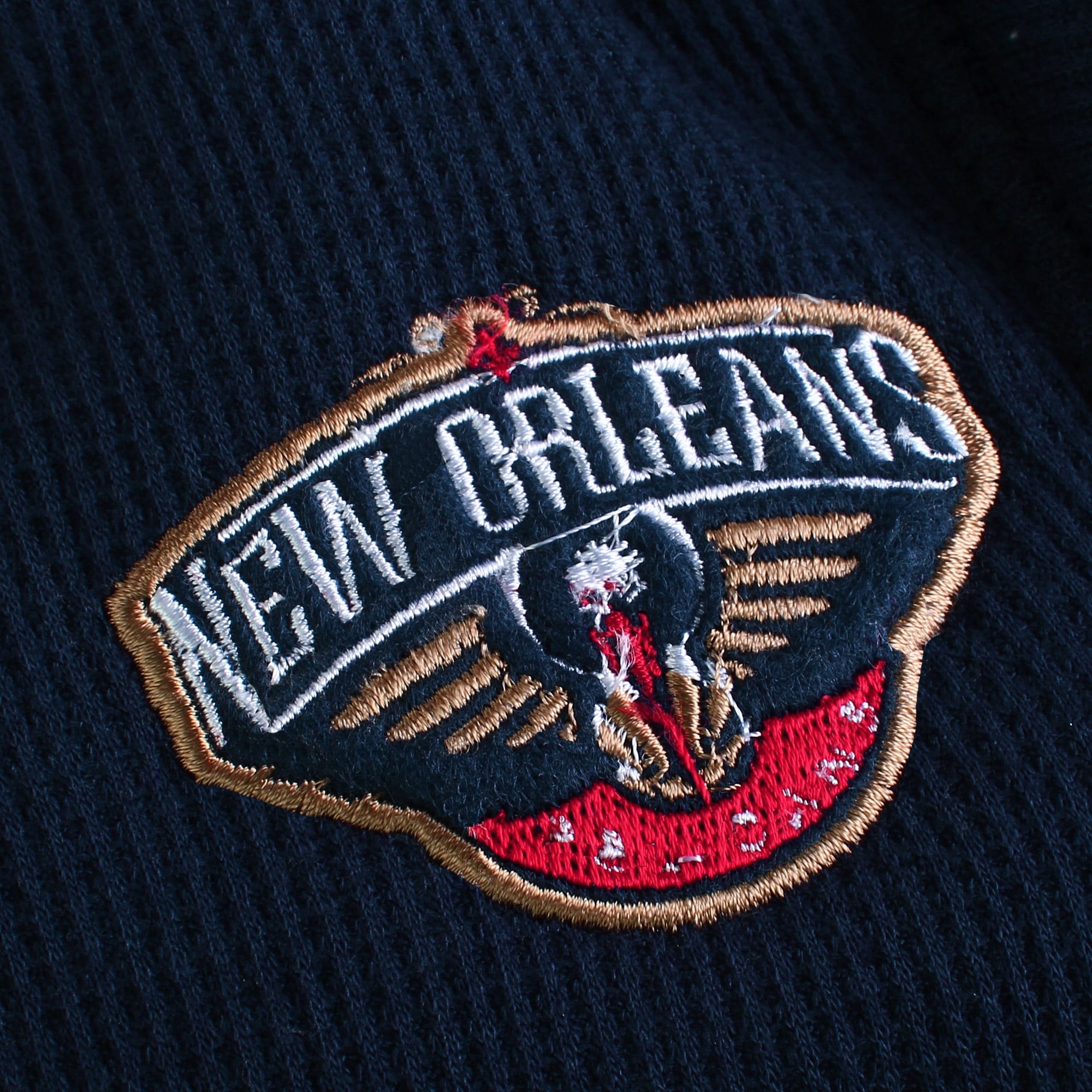 Women's New Orleans Pelicans Navy Blue Sherpa Baseline Full Zip