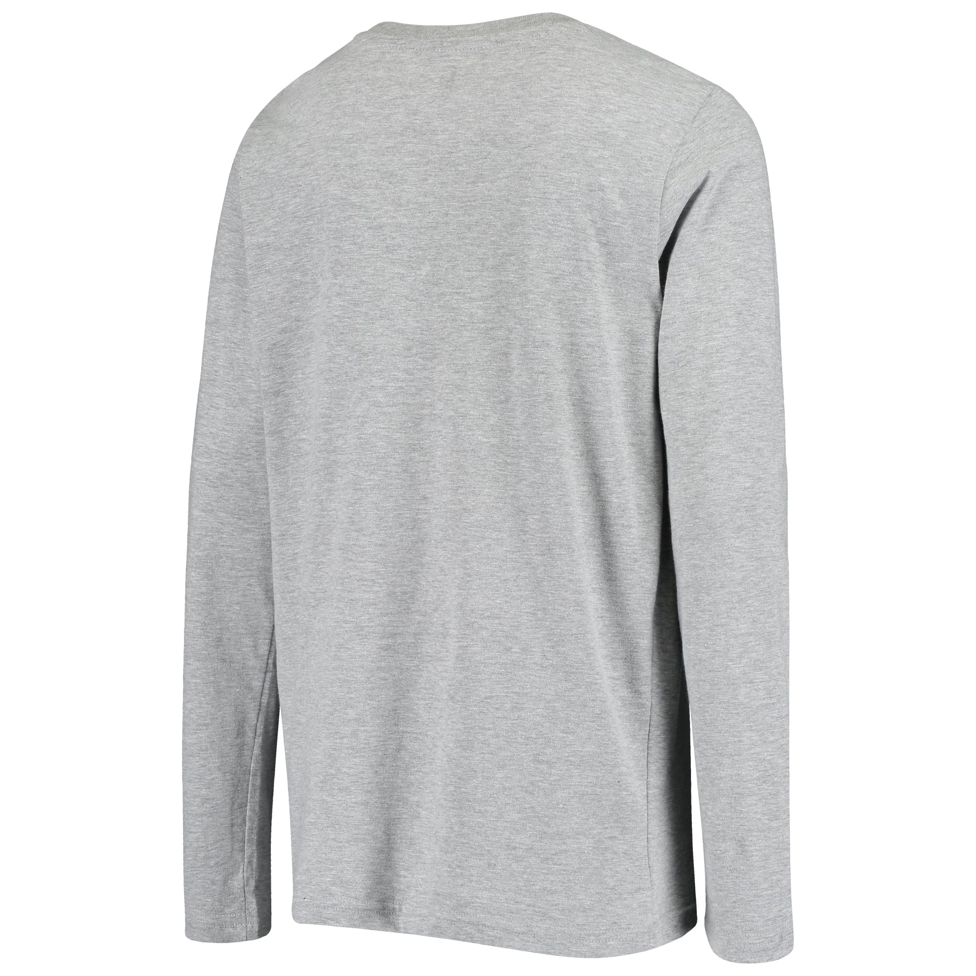 Youth Heathered Gray New Orleans Pelicans Primary Logo Long Sleeve