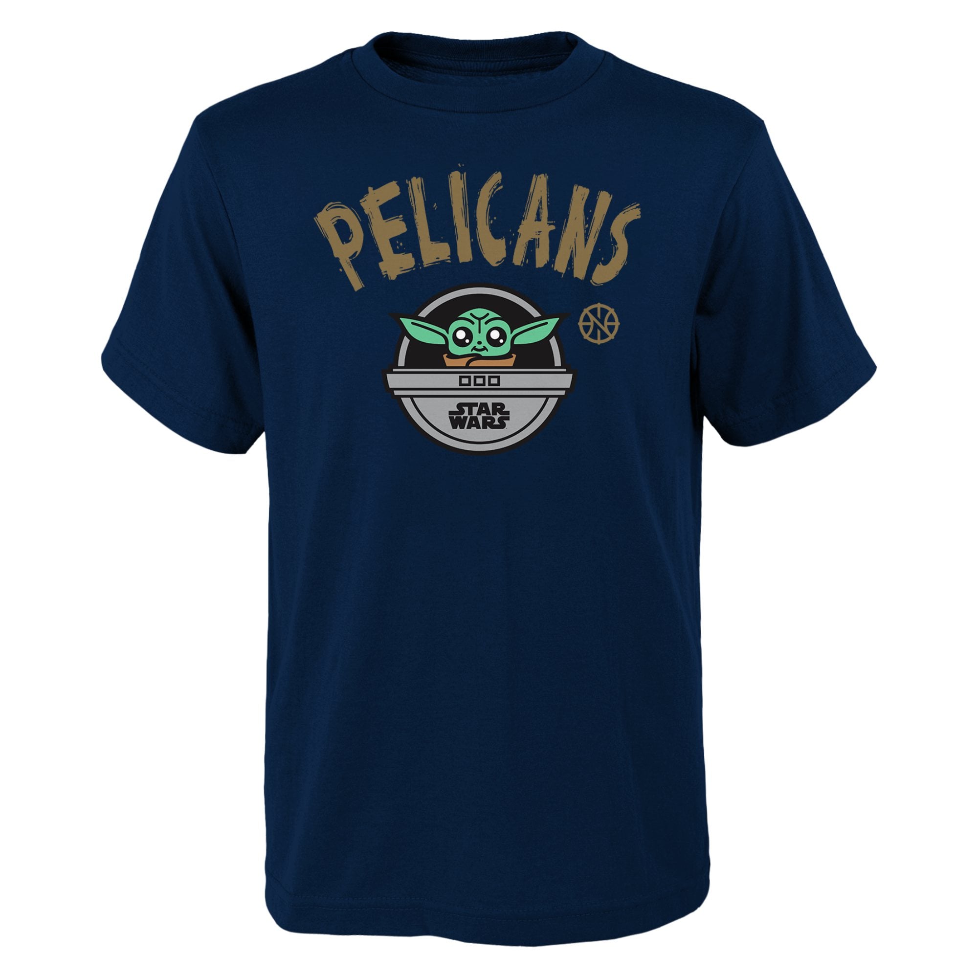 T-shirt pour jeunes de la marine des New Orleans Pelicans, Star Wars, The Child