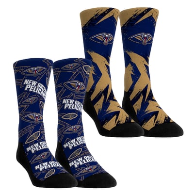  New Orleans Pelicans Rock Em Youth Game Day 2-Pack Crew Socks - Red