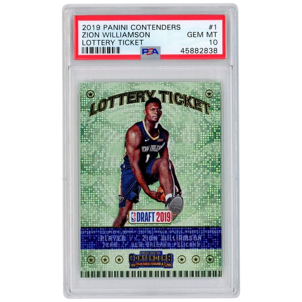 Zion Williamson New Orleans Pelicans 2019-20 Panini Contenders 