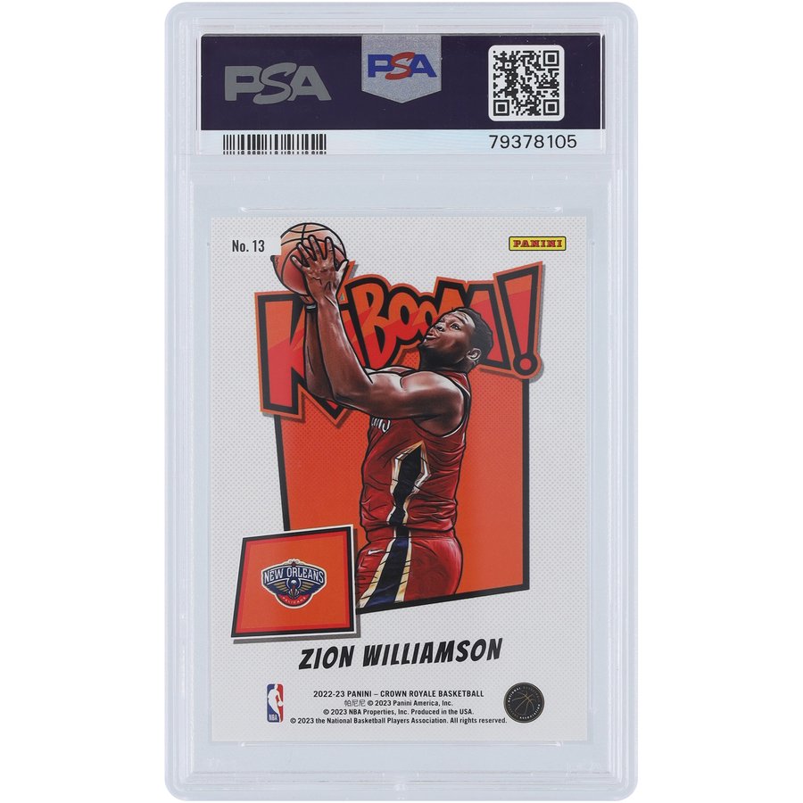 Zion Williamson New Orleans Pelicans Unsigned 2022-23 Panini Crown 