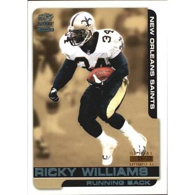 2000 Paramount Platinum Blue #152 Ricky Williams