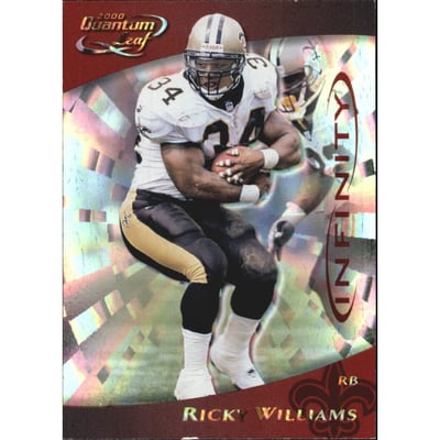 2000 Quantum Leaf Infinity Red #184 Ricky Williams