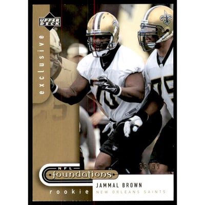 2005 Upper Deck Foundations Exclusive Gold #181 Jammal Brown