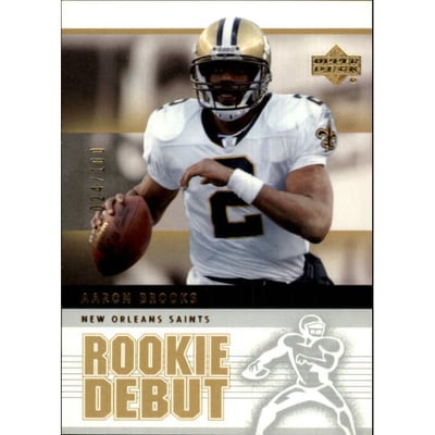 2005 Upper Deck Rookie Debut Gold 100 #61 Aaron Brooks