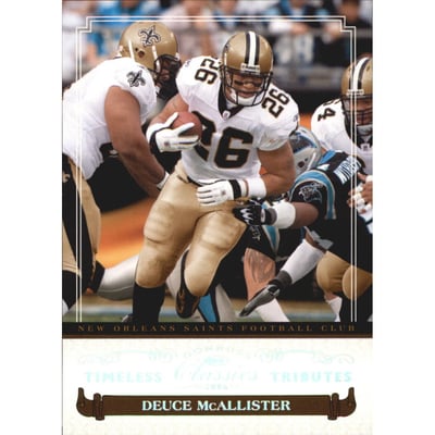 2006 Donruss Classics Timeless Tributes Silver #64 Deuce McAllister