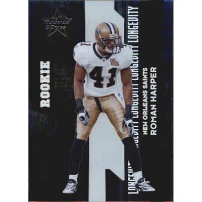 2006 Leaf Rookies and Stars Longevity Silver Parallel #173 Roman Harper