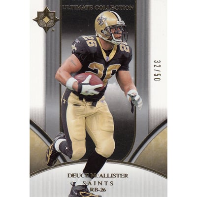 2006 Ultimate Collection Gold #121 Deuce McAllister