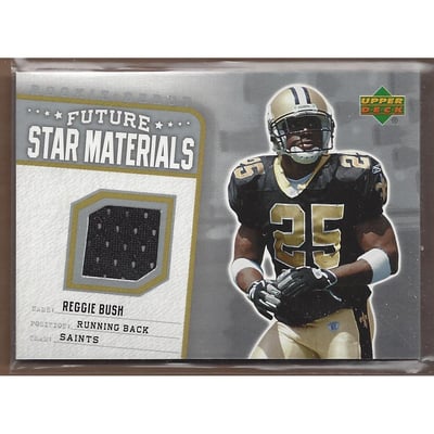 2006 Upper Deck Rookie Debut Future Star Materials Silver #FSMRB Reggie Bush