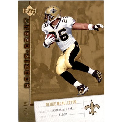 2006 Upper Deck Rookie Debut Gold #61 Deuce McAllister