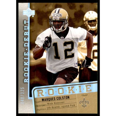 2006 Upper Deck Rookie Debut Holofoil #162 Marques Colston