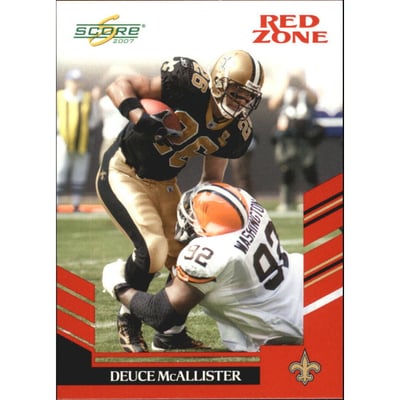 2007 Score Red Zone #88 Deuce McAllister