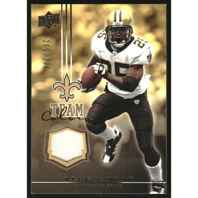 2008 Upper Deck Team Colors Jerseys Gold #TCRB Reggie Bush