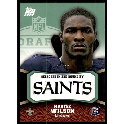 2011 Topps Rising Rookies Green #175 Martez Wilson