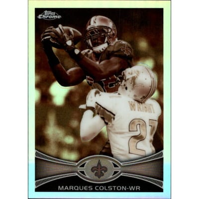 2012 Topps Chrome Sepia Refractors #19 Marques Colston