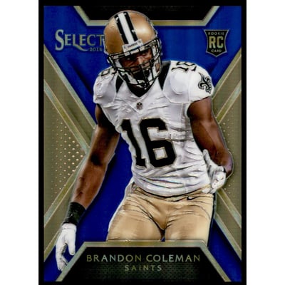 2014 Select Prizm Blue #158 Brandon Coleman
