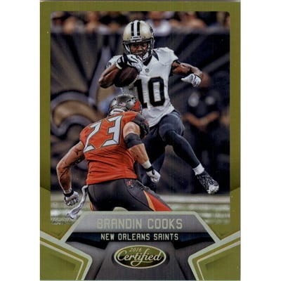2016 Certified Mirror Gold #47 Brandin Cooks