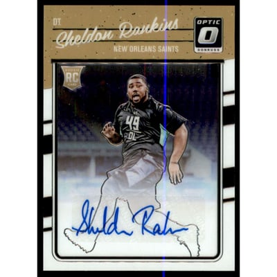 2016 Donruss Optic Rookie Signatures #140 Sheldon Rankins