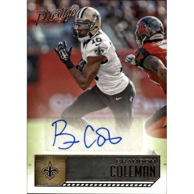 2016 Prestige Autographs #14 Brandon Coleman