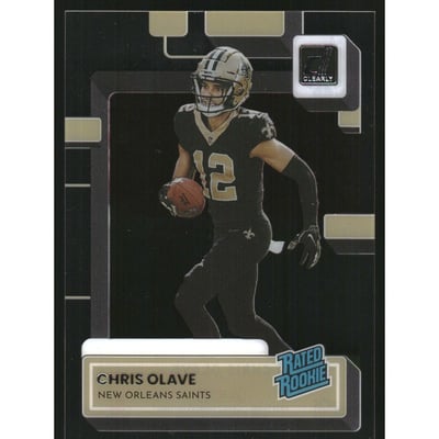 2022 Clearly Donruss #59 Chris Olave RR RC
