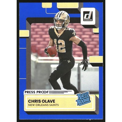 2022 Donruss Press Proof Blue #309 Chris Olave RR