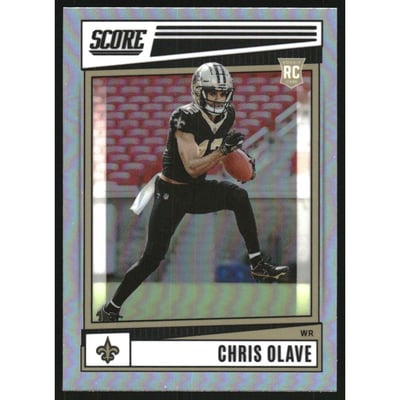 2022 Panini Chronicles Score Premium Rookies Silver #SP378 Chris Olave