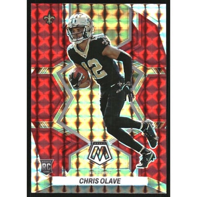 2022 Panini Mosaic Mosaic Red #277 Chris Olave DEB