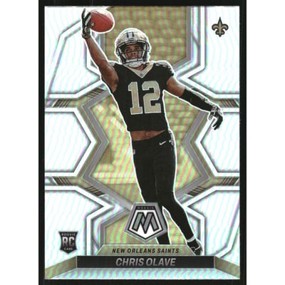 2022 Panini Mosaic Silver #313 Chris Olave