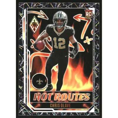 2022 Panini Phoenix Hot Routes Silver Lazer #3 Chris Olave