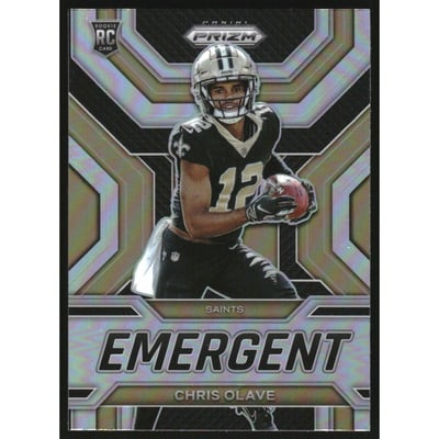 2022 Panini Prizm Emergent Prizms Silver #7 Chris Olave