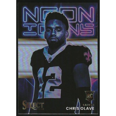 2022 Select Neon Icons Prizm #20 Chris Olave