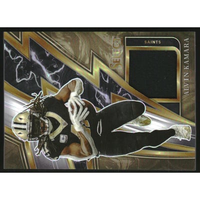 2022 Select Sparks Materials Prizm White #44 Alvin Kamara